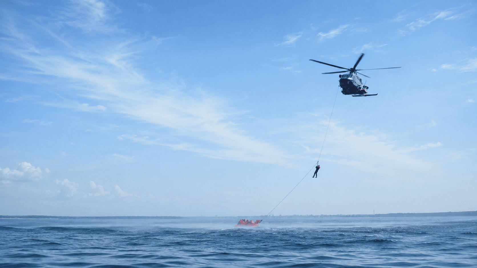 Päästeõppus helikopteriga, vastutuse võtmine tiimi poolt