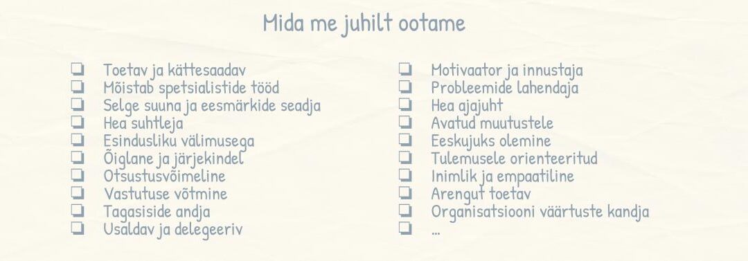 Millised on juhi ülesanded? Mida juht tegelikult tegema peaks